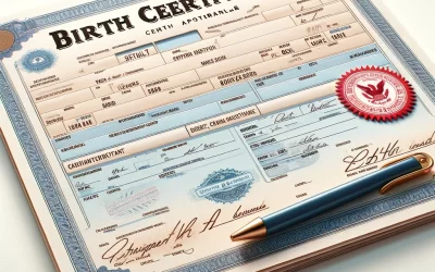 Certificato di nascita con Apostille